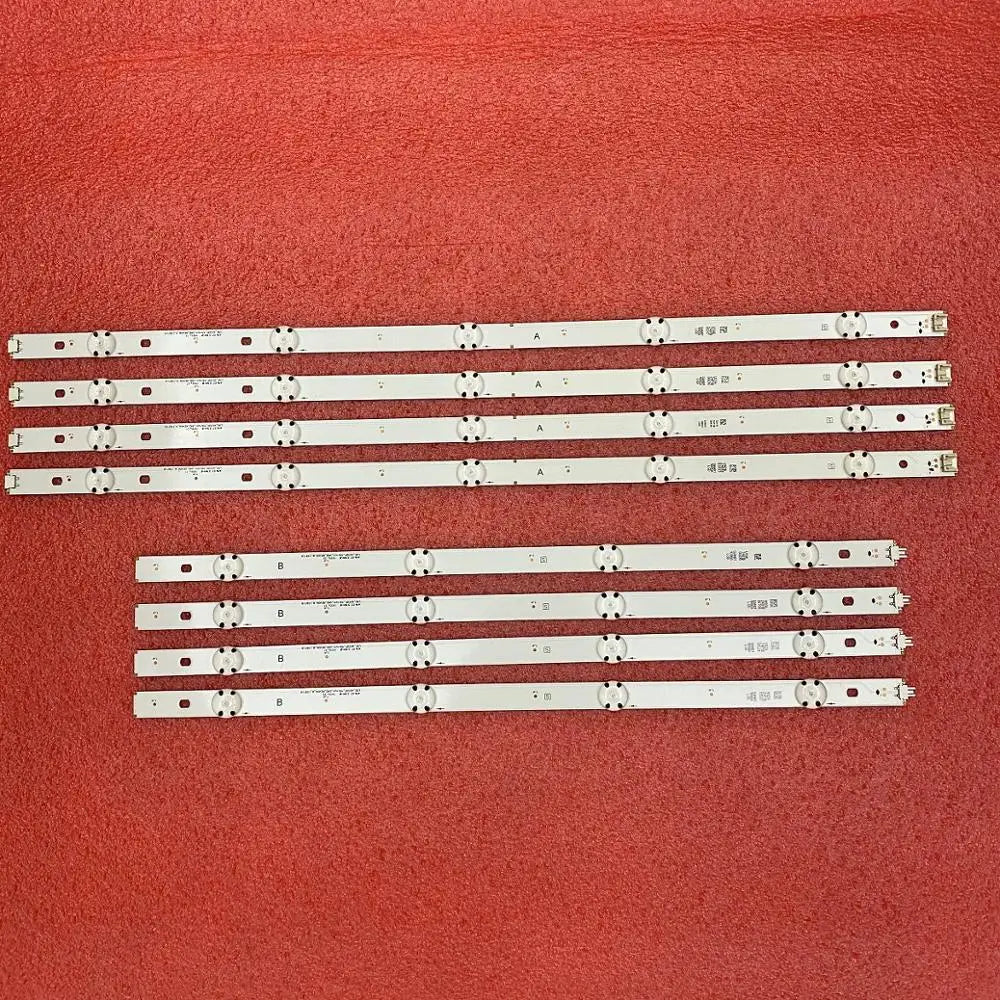 5set=40pcs LED backlight strip for TV 49UF640 49UH610A 49UF640V 49LF510V AGF79045601 COB-49INCH TVE_WICOP_49inch_UHD/FHD B A