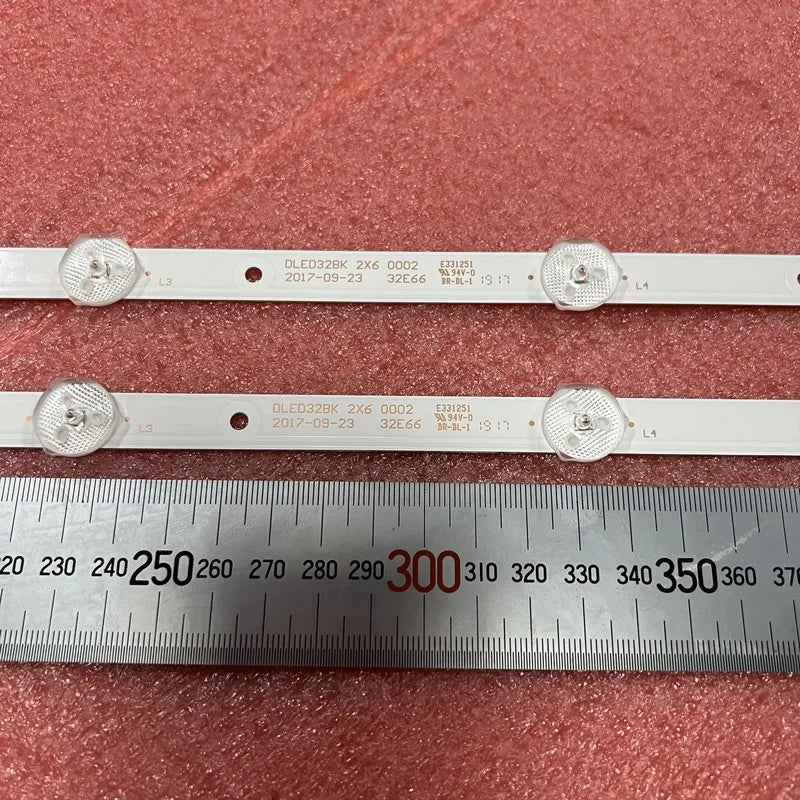 6LED(3V) LED Backlight Strip For Skyworth PPTV 32W4 32V4 320E66 JL.D32061330-296AS-M DLED32BK 2X6