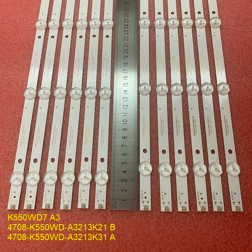Full LED Backlight Strip 6LED For 55J2000 55J3500U 55J3500 4078-K550WD-A3213K21 A3213K31 A B Type K550WD7 A3