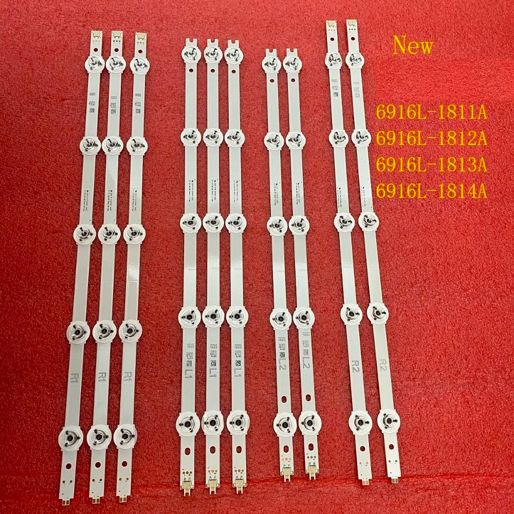 LED Strip For Panasonic 6916L-1812A 1811A 1813A  TX-47AS802B TX-47AS650E 47ASM651 TX-47AS650B TX-47AS740E TX-47AS740B