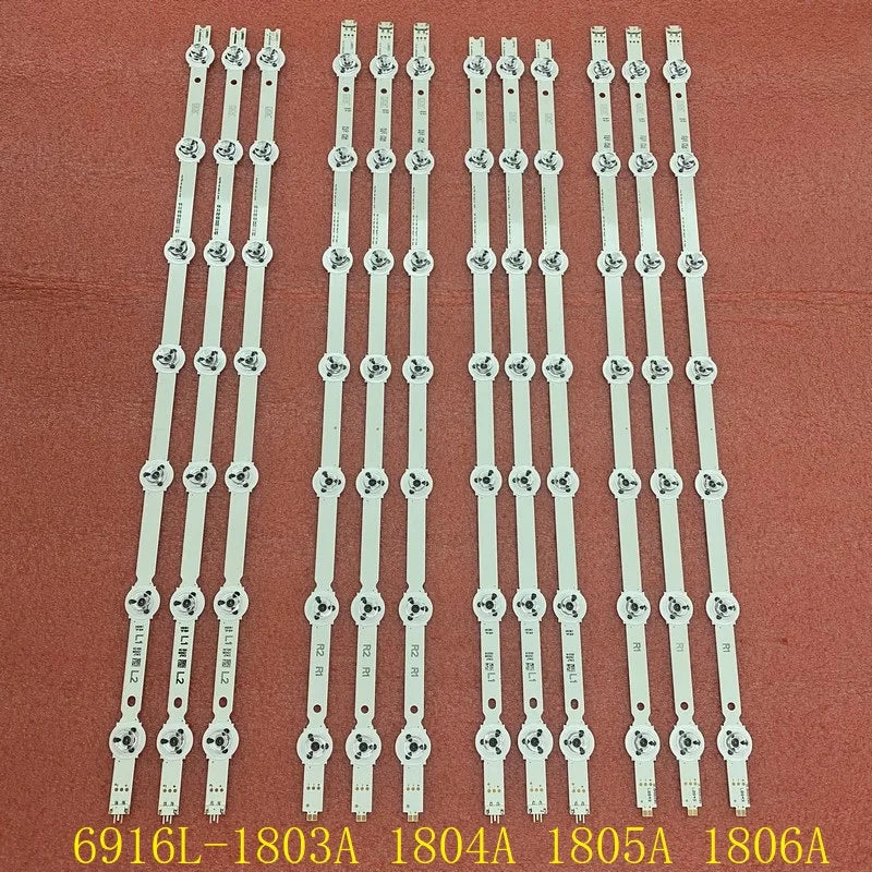 LED Strip for Panasonic TX-55AS740E TX-55ASW754 TX-55AS650B 6916L-1803A 1804A 1805A 1806A 1739A TX-55AS650E LC550DUF VG F1 F2