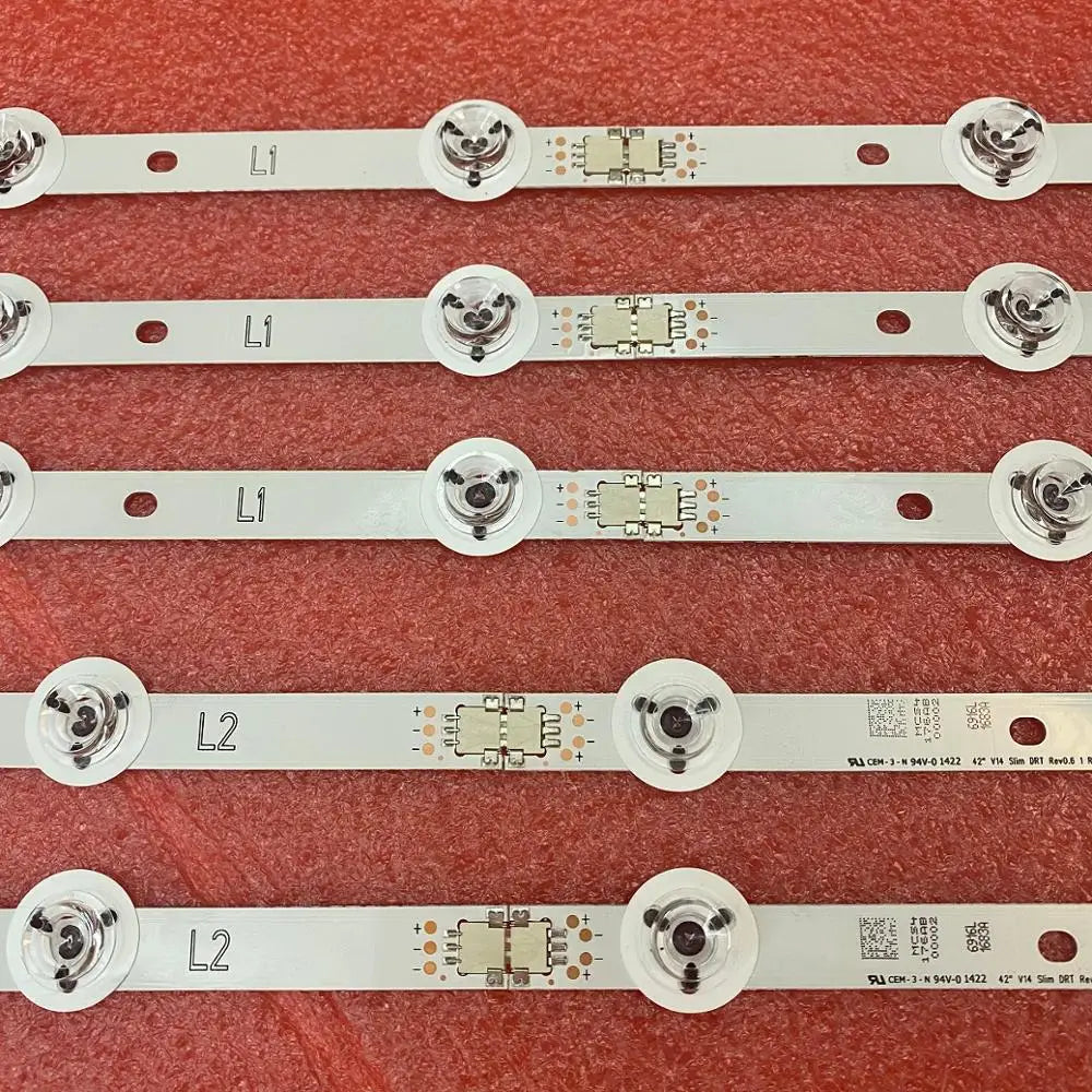 10pcs LED Backlight Strip for TV 42LB670V 42LB671V 42LB673V 42LB675V 42LB677V 42LB679V 6916L-1683B 1685B 1682A 1684A 1683A 1685A