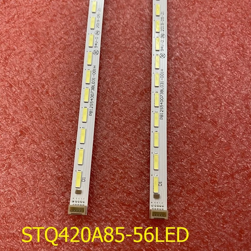 LED backlight Strip For Toshiba 42L1353C 42L1356C 017-420-0006-1 STQ420A85-56LED-REV02-131210 56 LEDs 540mm