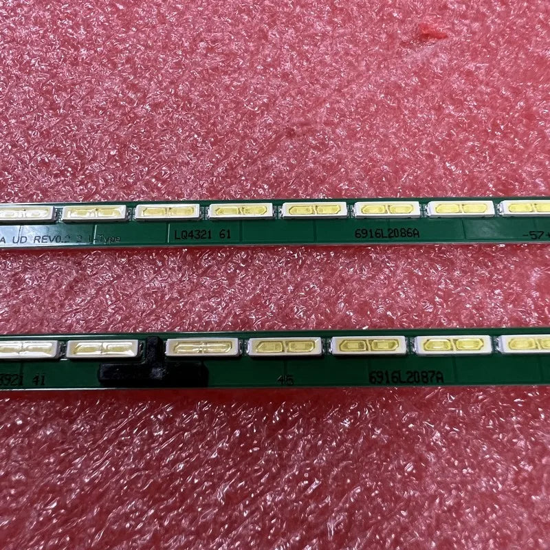 Kit 2pcs LED backlight strip for TV 49UF850V 49UF8507 49UF8500 6916L-2086B 2087B 2086A 2087A 6922L-0163A LC490EQE XH F1