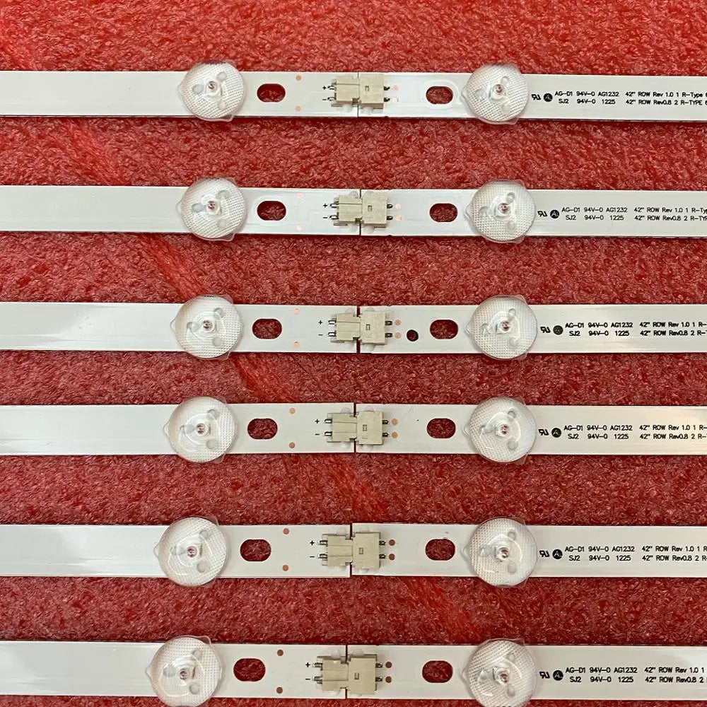 12 PCS/set LED Backlight Strip for TV 42LM340T 42LM3700 42LS3400 42LM3400 6916L-0882A 0913A 6916L-1028A 1029A LC420DUN SE R2