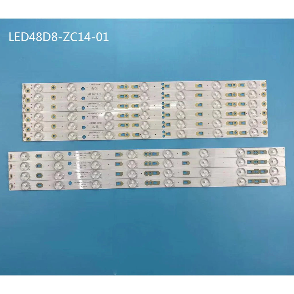 LED Backlight strip FOR Haier 48inch LCD TV uses 48K5 le48m600 LE48F3000W LED 48D7-01 30348007215 30348007216