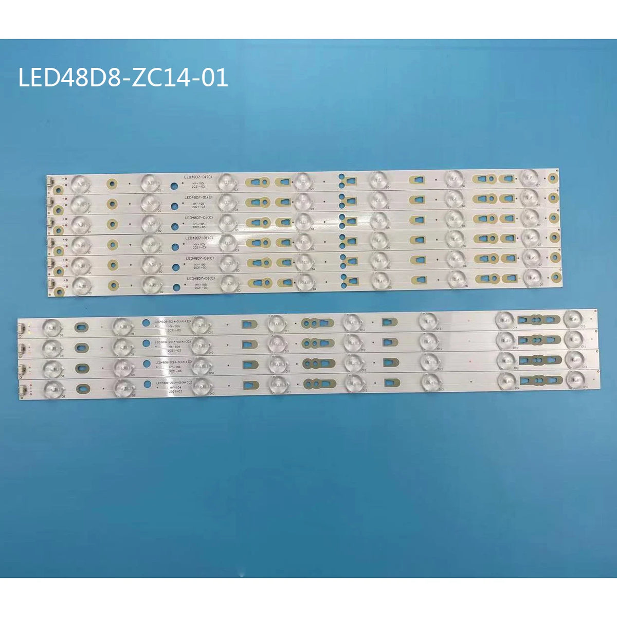 LED Backlight strip FOR Haier 48inch LCD TV uses 48K5 le48m600 LE48F3000W LED 48D7-01 30348007215 30348007216