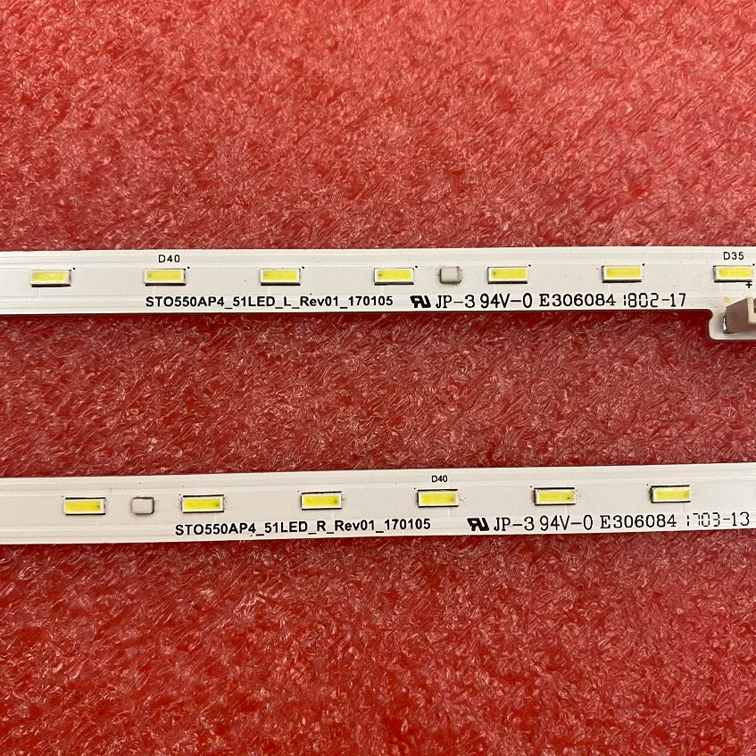 LED Backlight Strip for SONY XBR-55X800E XBR-55X805E KD-55XE7003 KD-55XE7073 KD-55XE839 KD-55XE8599 734.02511.0001 V550QWSE06