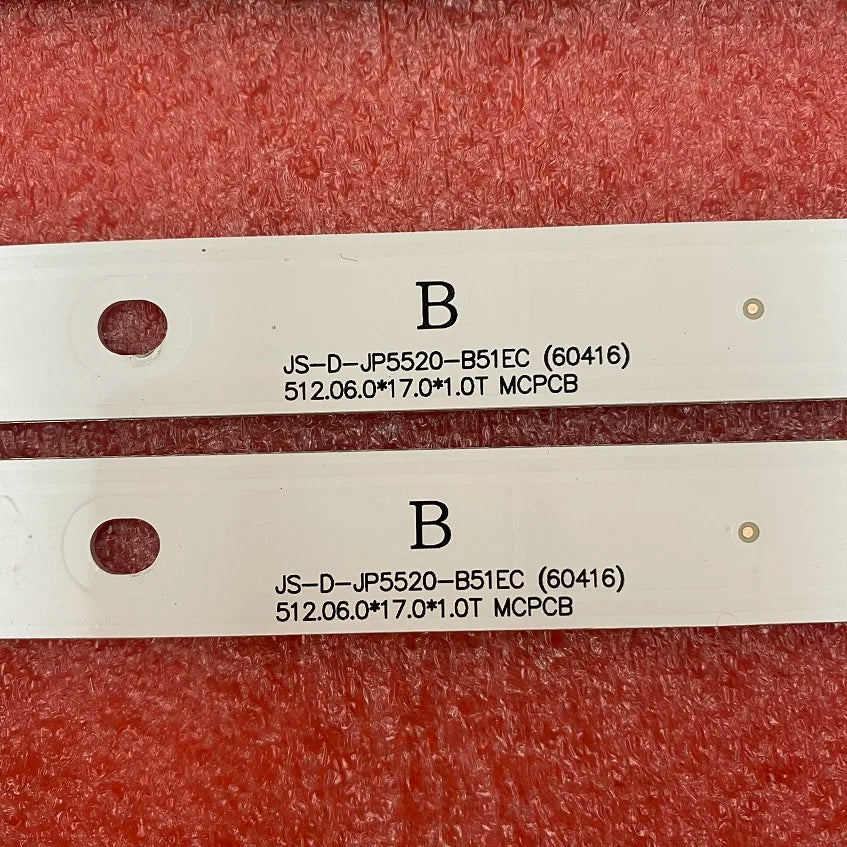 10pcs LED Backlight Strip for AKAI AKTV551 AKTV5512TS JS-D-JP5520-A41EC B51EC C51EC (60416) MS-L0956-L M R YS_LE469119