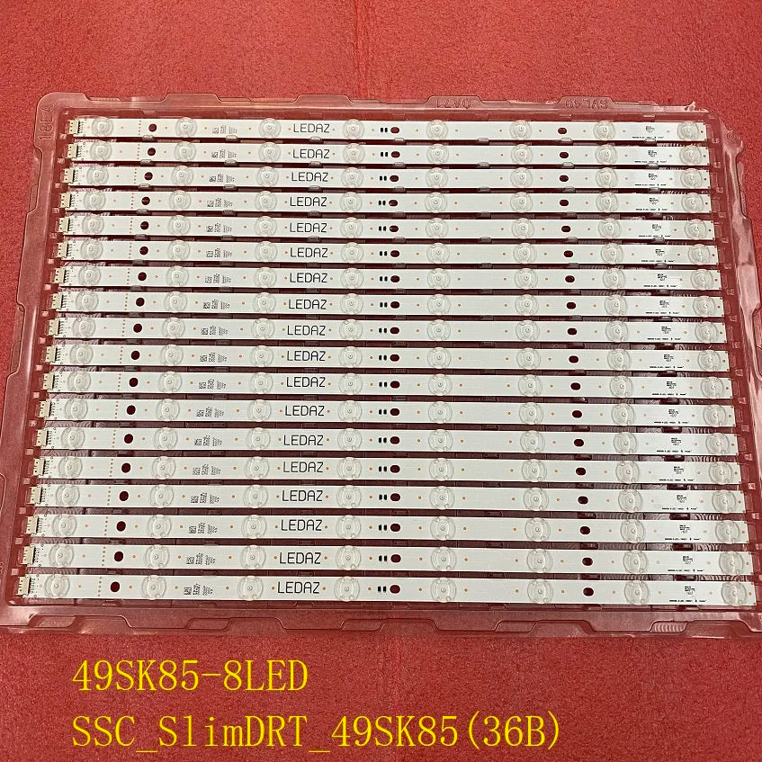 18pcs/set LED Strip For TV 49SM9000PLA 49SK8500PL 49SK85-8LED SSC_SlimDRT_49SK85(36B) HC490DQ8-SLUA1-214X EAJ64449101