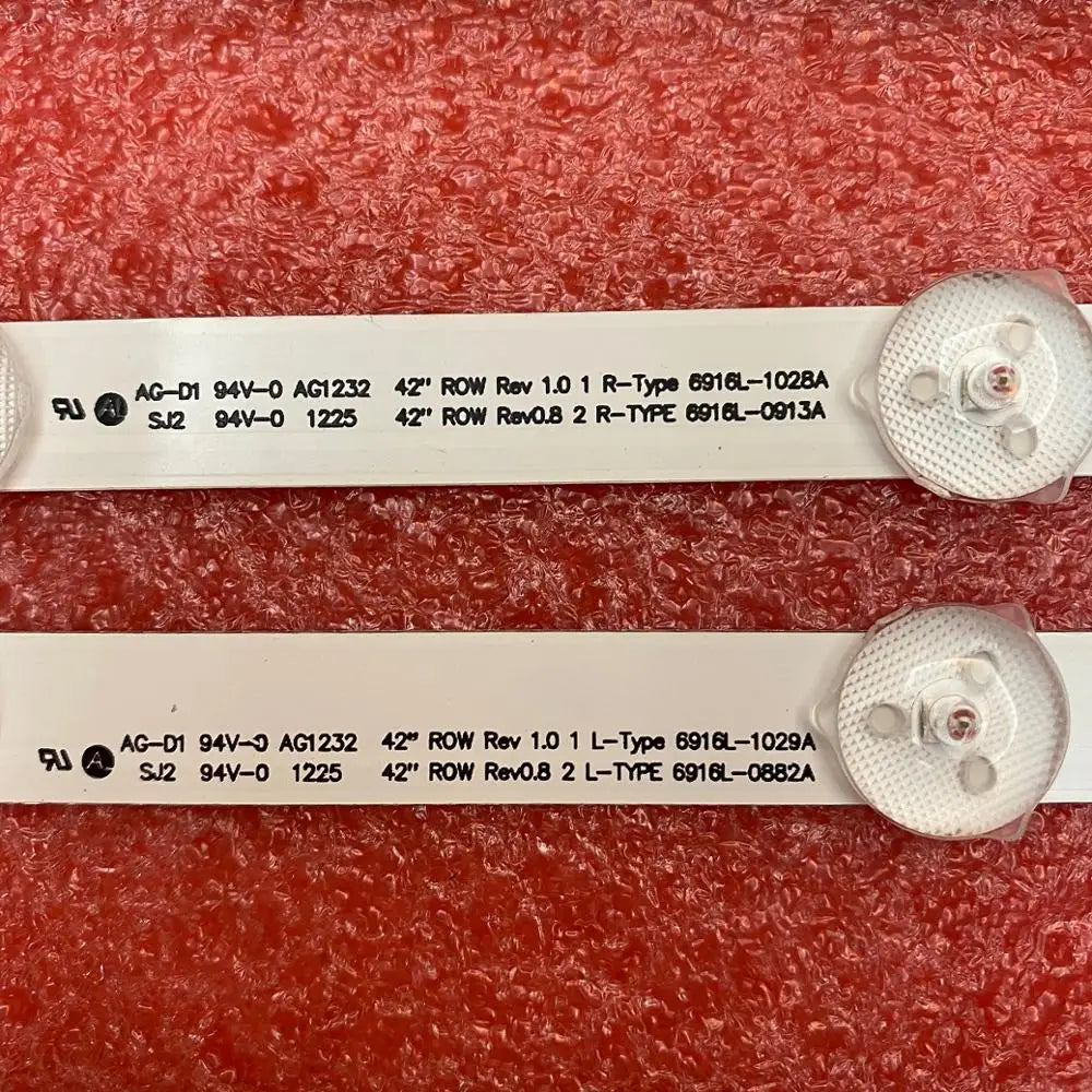 12 PCS/set LED backlight strip for TV 42LM340T 42LM3700 42LS3400 42LM3400 6916L-0913A 0882A 6916L-1028A 1029A LC420DUN SE R2