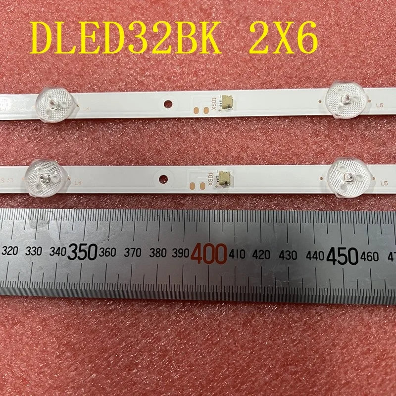 6LED(3V) LED Backlight Strip For Skyworth PPTV 32W4 32V4 320E66 JL.D32061330-296AS-M DLED32BK 2X6