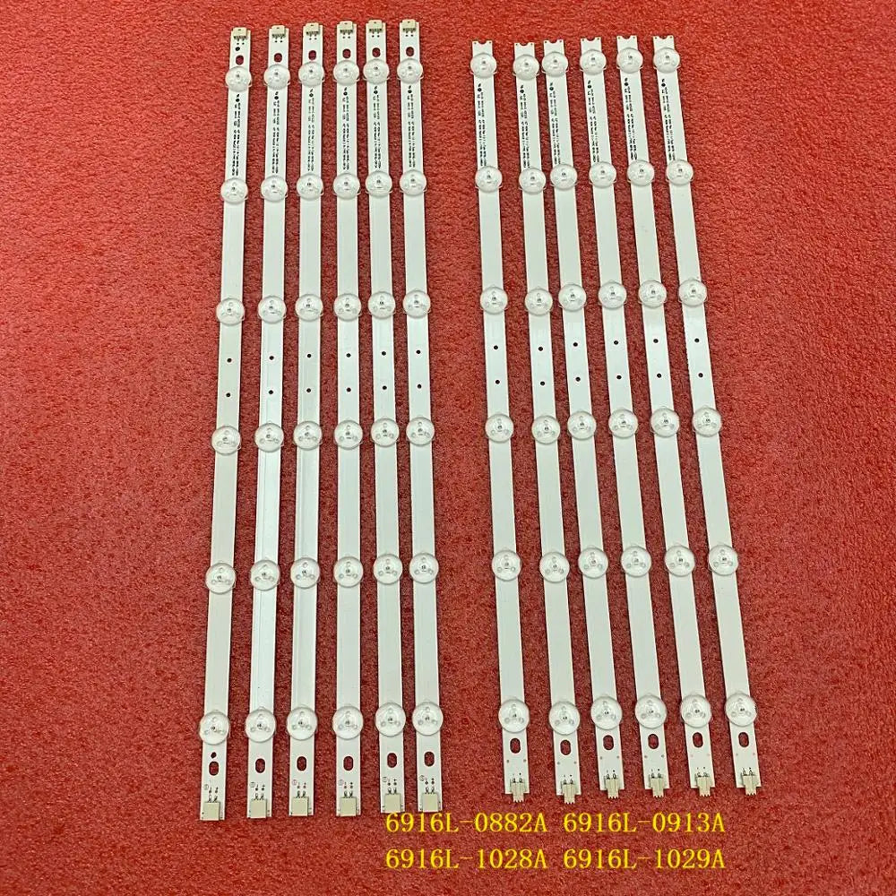 12 PCS/set LED Backlight Strip for TV 42LM340T 42LM3700 42LS3400 42LM3400 6916L-0882A 0913A 6916L-1028A 1029A LC420DUN SE R2