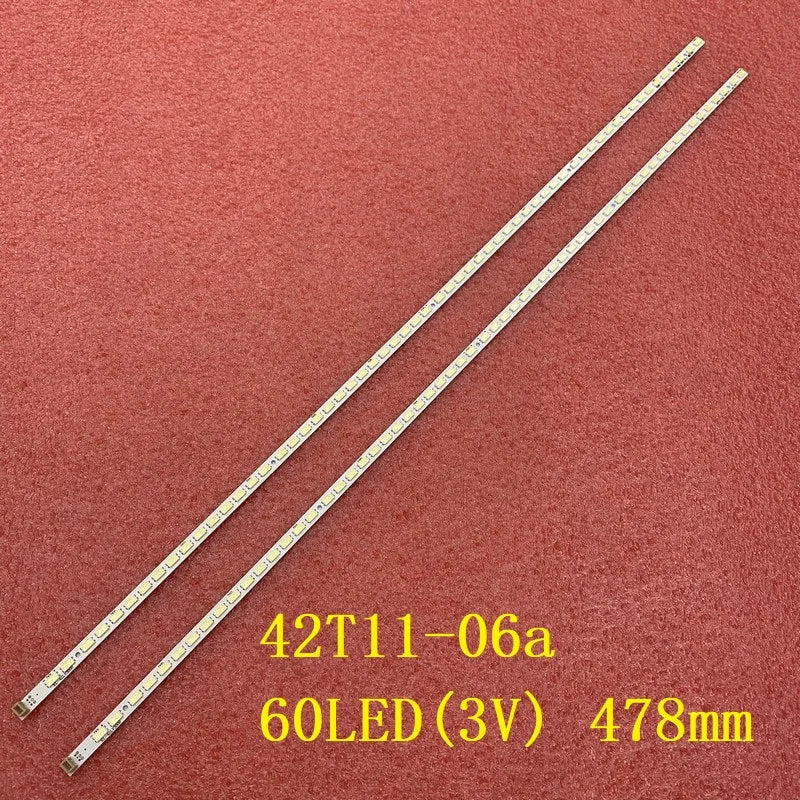 LED Backlight Strip(2)for TV 42LV3551 42LV3550 42LV5500 42P21FBD 42T11-06a 74.42T13.001-0-CS1 42LV470S V.5 74.42TB3.001-1-SHI