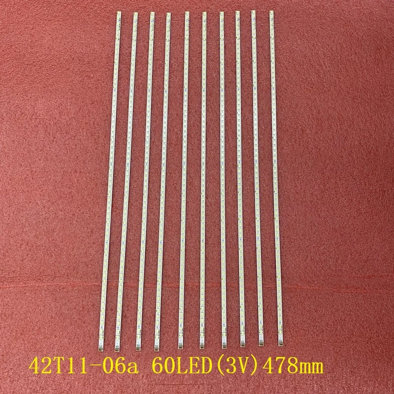 LED Backlight Strip(2)for TV 42LV3551 42LV3550 42LV5500 42P21FBD 42T11-06a 74.42T13.001-0-CS1 42LV470S V.5 74.42TB3.001-1-SHI