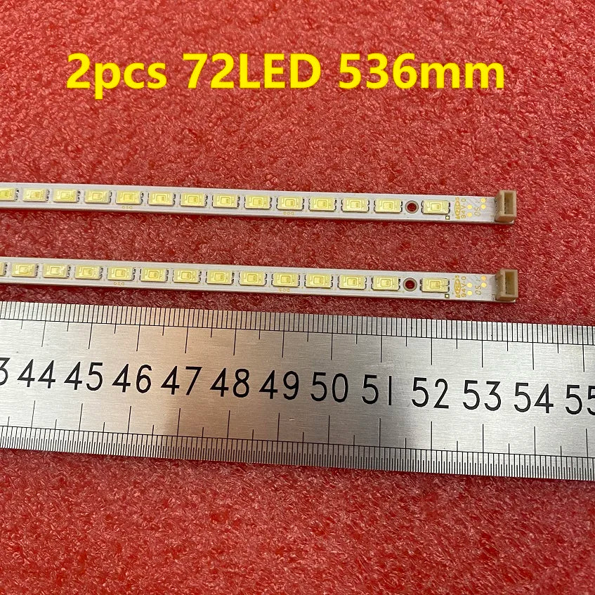 2pcs/set 72LED LED Strip for KMC KMC3D42718LED FHD Toshiba 42SL833 42SL863 74.42T16.001-2-DS1 42T11-05B T420HB01