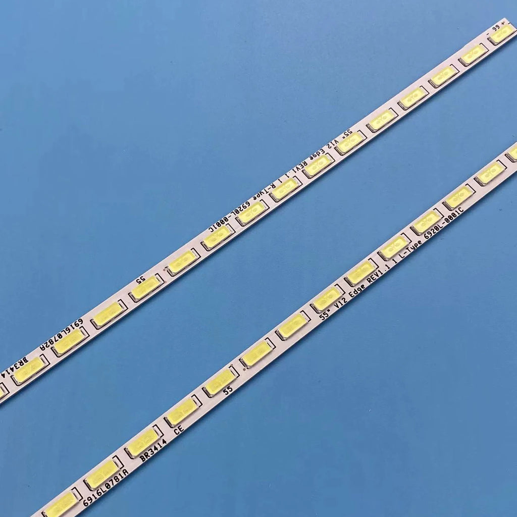 2pcs LED Backlight strip For 55LM4600 55LS4500 55G2-UG 55E600Y 55LW6200 6922L-0003A 0004A LC550EUN(SE)(F1) 6916L-0781A 0782A
