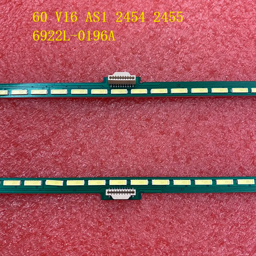 2pcs/set LED Backlight Strip for TV 60UH8509 60UH8507 60UH850V 6922L-0196A 60UH8500 60UH850T 6916L-2455A 2454A LC600EQF DJ F1