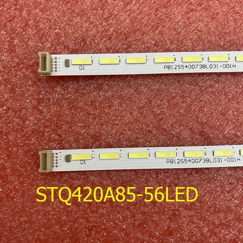 LED backlight Strip For Toshiba 42L1353C 42L1356C 017-420-0006-1 STQ420A85-56LED-REV02-131210 56 LEDs 540mm