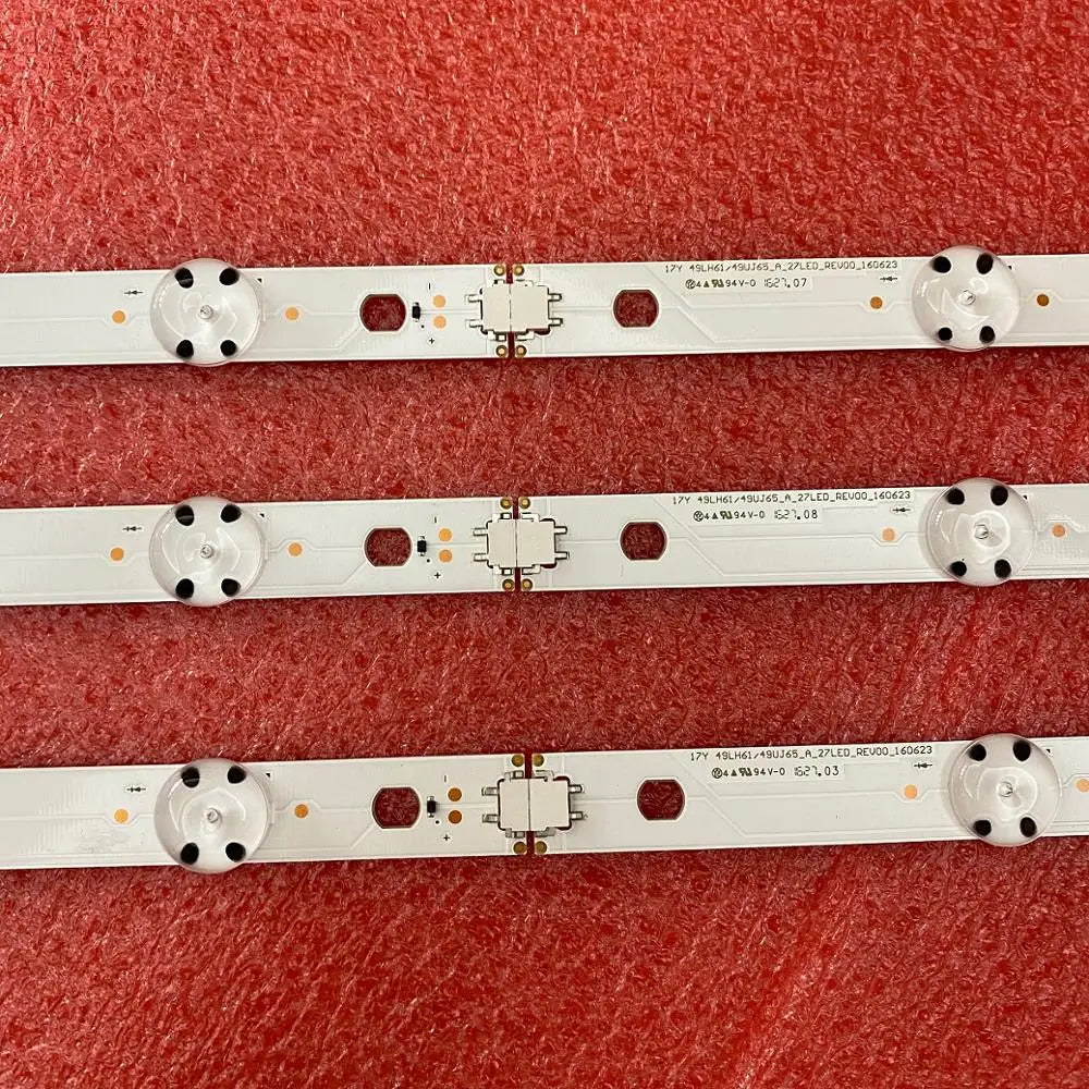 6pcs LED Backlight for 49LJ624V-ZC 49UJ701V 49LJ61 49LH61 49UJ65 A B 49UJ651V 49LJ614V 49UJ650 49UJ635 HC490DGG-ABSR2-A14X