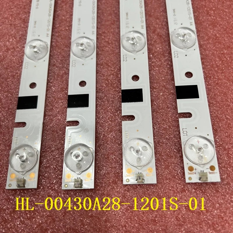 12LED LED Backlight bar For BBK 43LEX-5009 43CF37-T2 CX430DLEDM HL-00430A28-1201S-01 A2 A4