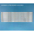 LED Backlight strip K430WDC1_A3 4708-K430WDC-A3113N11 For Philips 43'' TV 43DL4012N/62 LE43E6850 43PFS4012/12 43PFF3012/T3