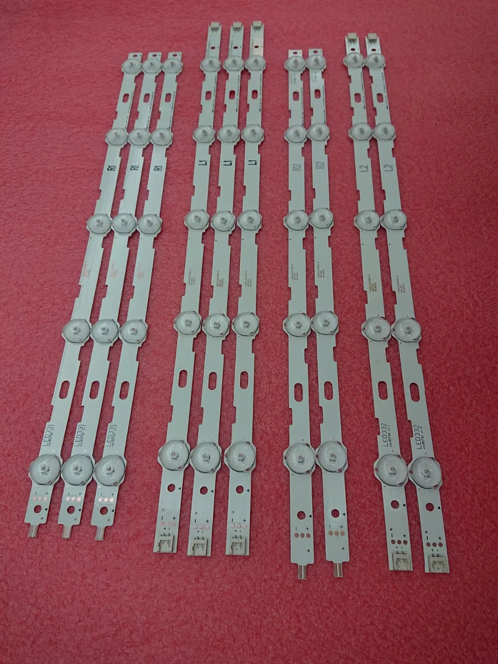 10pcs LED Backlight Strip for TV 42LN5200 42LN5300 42LN5204 AGF78379401 6916L-1402A1403A 1404A 1405A LC420DUE SF R5