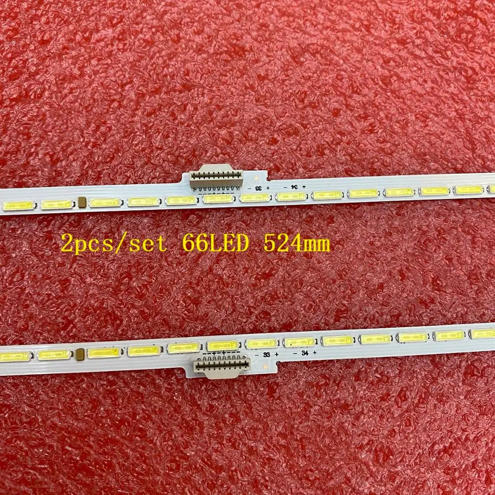 2pcs/set 66LED 534mm LED Backlight Strip for TV 49UH850V 49 V16 ASL 2475 2474 6922L-0194A LC490EQH DJ F1