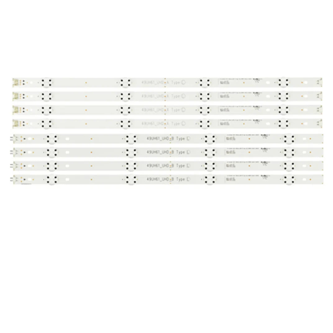 LED strip for 49UF6400 49UH6000 49UH6100 49UH6030  49UH6090  49UH610A AGF79082401 AGF79082402  EAV63192605 screen NC490DGE