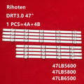 NEW 5 kits LED Backlight strip For 47LB5500 47LB5600 47LB5800 47LB6500 47LS35A-5B 47LS35A-5BC LC470DUE-FGB6