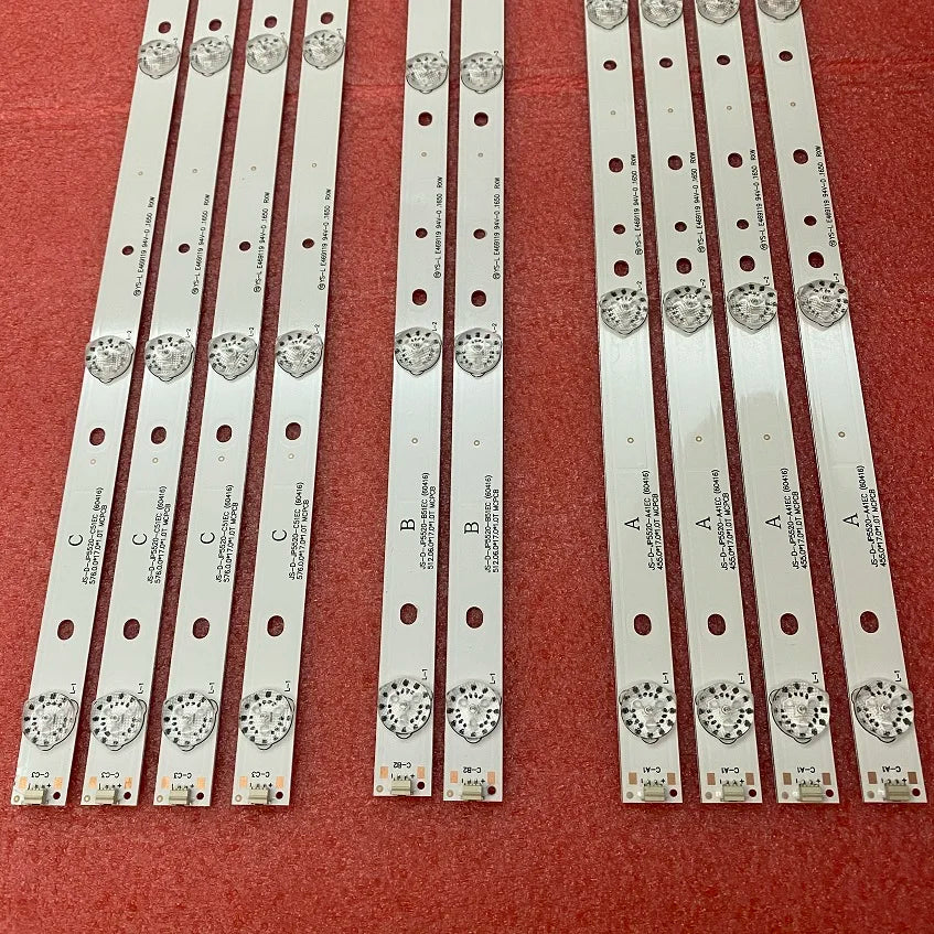 10pcs LED Backlight Strip for AKAI AKTV551 AKTV5512TS JS-D-JP5520-A41EC B51EC C51EC (60416) MS-L0956-L M R YS_LE469119