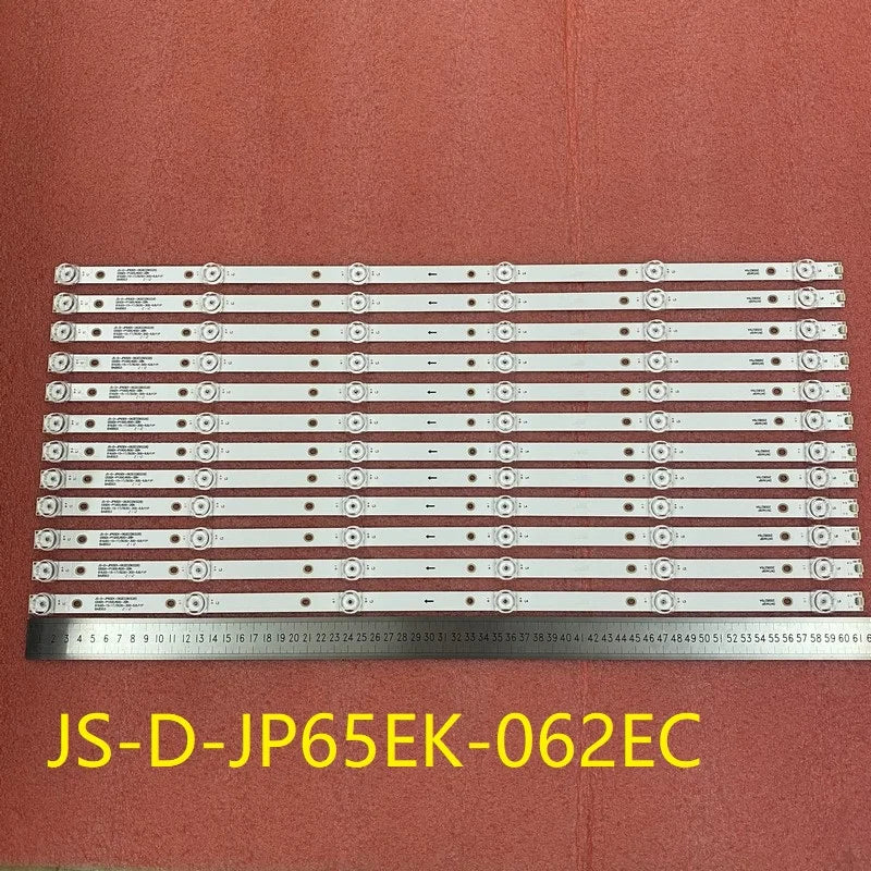 Kit 12pcs 6LED(6V) LED Backlight Bar For AKAI AKTV655 JS-D-JP65EK-062EC E65EK-P1000/600-2BN D66K18 V650DJ6-C02