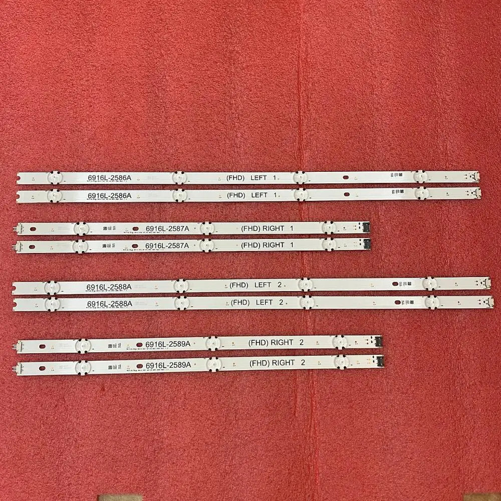 LED Backlight Strip for TV 49LH615V 49lh6000 Agf79047502 49LW340C 49LW540S 49LH630V 49LH604V 6916L-2586A 2587A 2588A 2589A