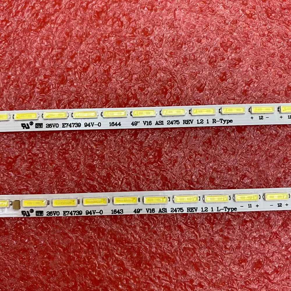 2pcs/set 66LED 534mm LED Backlight Strip for TV 49UH850V 49 V16 ASL 2475 2474 6922L-0194A LC490EQH DJ F1