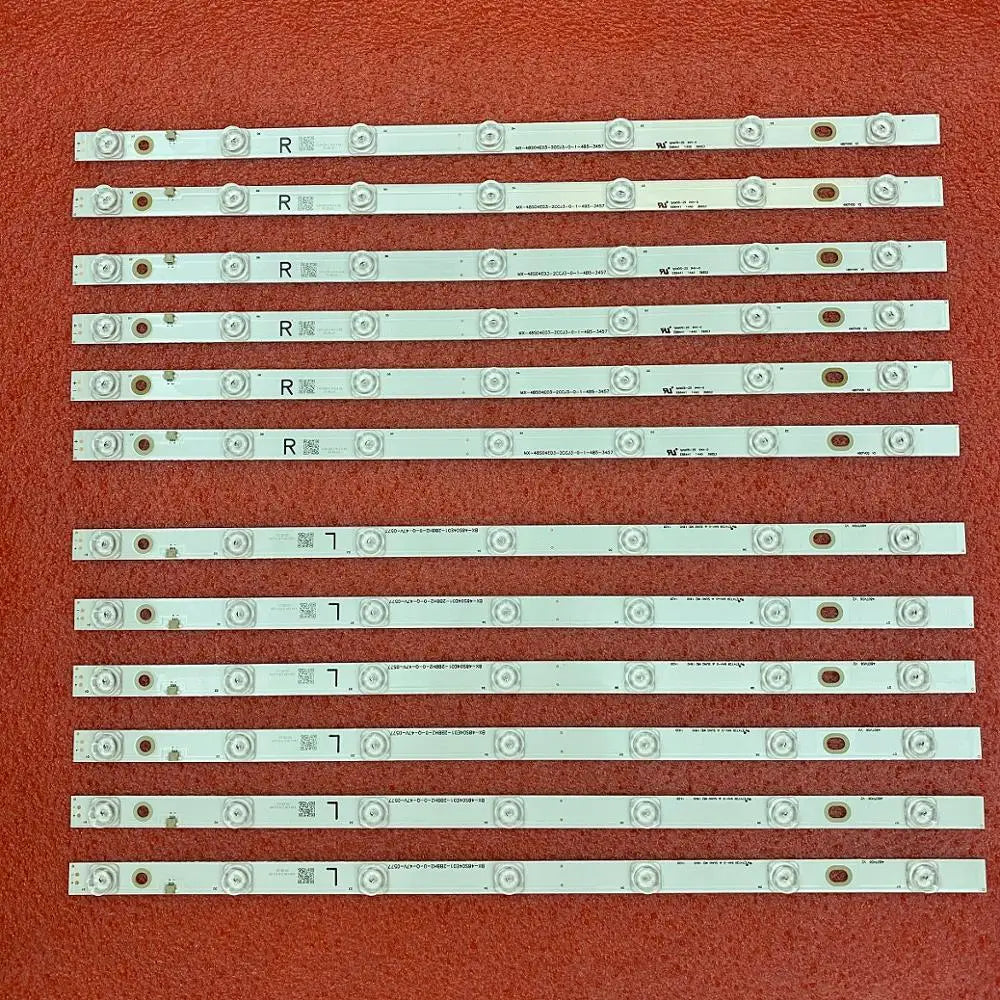LED Strip For Panasonic TX-48AS640B TX-48AX630B TX-48AX630E TX-48AXW634 TX-48AXR630 480TV05 480TV06 V2 R L