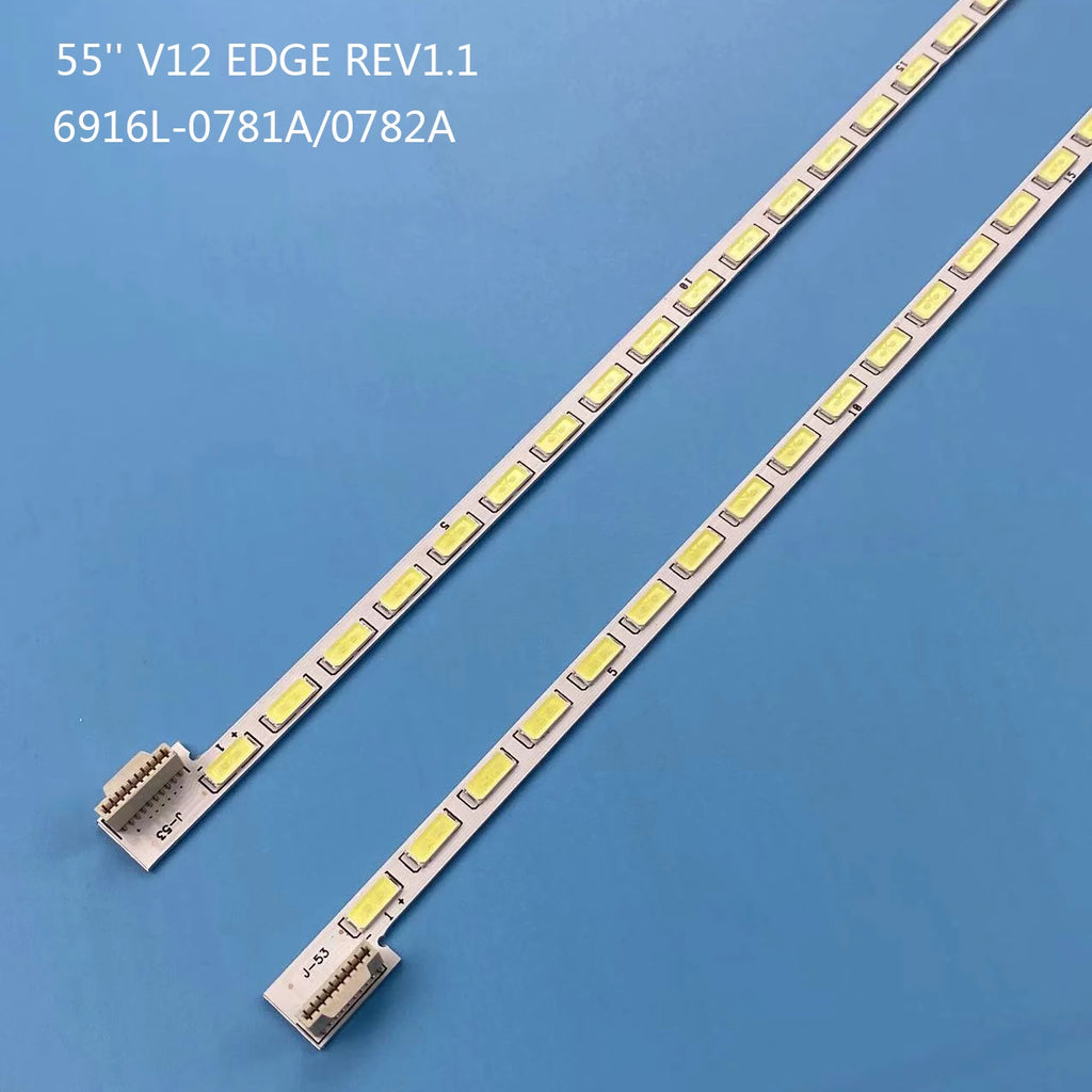 2pcs LED Backlight strip For 55LM4600 55LS4500 55G2-UG 55E600Y 55LW6200 6922L-0003A 0004A LC550EUN(SE)(F1) 6916L-0781A 0782A