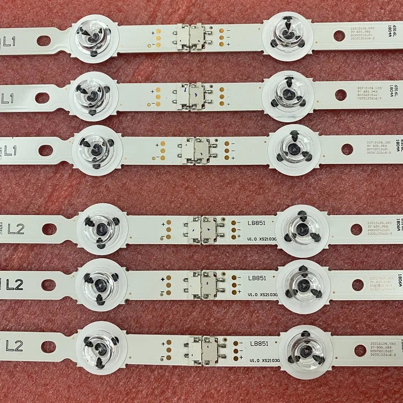 LED Strip for Panasonic TX-55AS740E TX-55ASW754 TX-55AS650B 6916L-1803A 1804A 1805A 1806A 1739A TX-55AS650E LC550DUF VG F1 F2