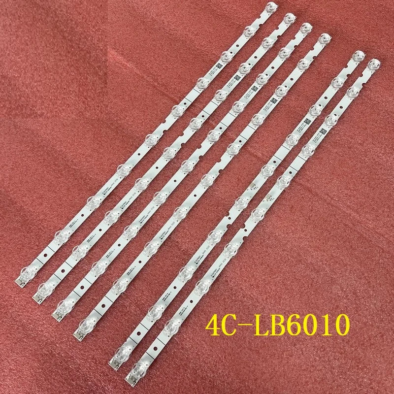 6pcs/set LED Backlight Strip For TCL 60EP662 60F60 60D6 60U5950C 60EP660 4C-LB6010-YH01J YH02J HR01J HR02J 60HR330M10A0 V1