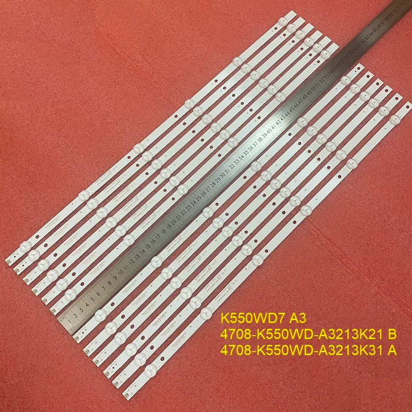 Full LED Backlight Strip 6LED For 55J2000 55J3500U 55J3500 4078-K550WD-A3213K21 A3213K31 A B Type K550WD7 A3