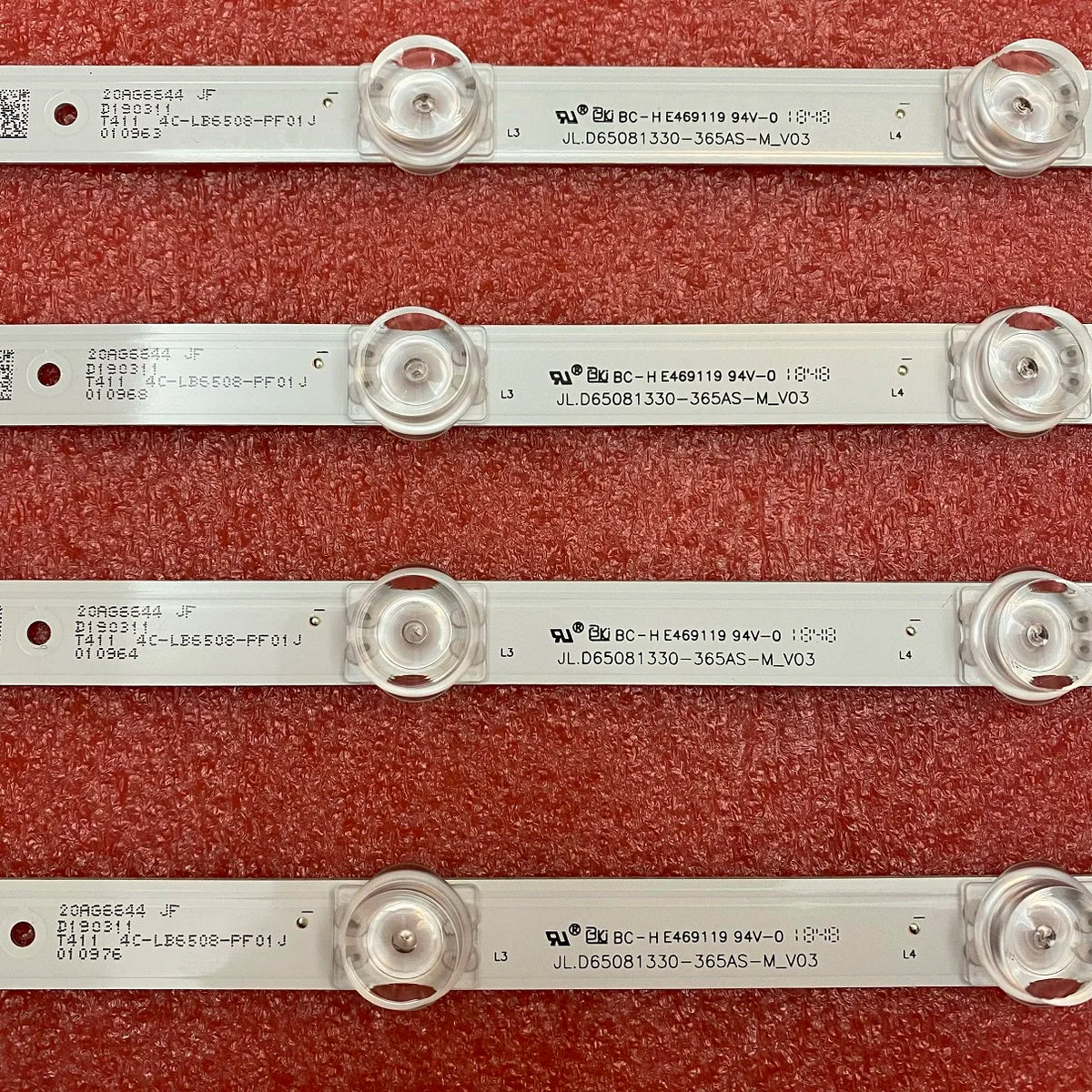LED Backlight Strip 8LED for GIC65LB51_3030F2.1D 4C-LB6508-ZM02J TCL 65EP640 65P8 65S421 65S423 65s425 LVU650NDEL MD9W00