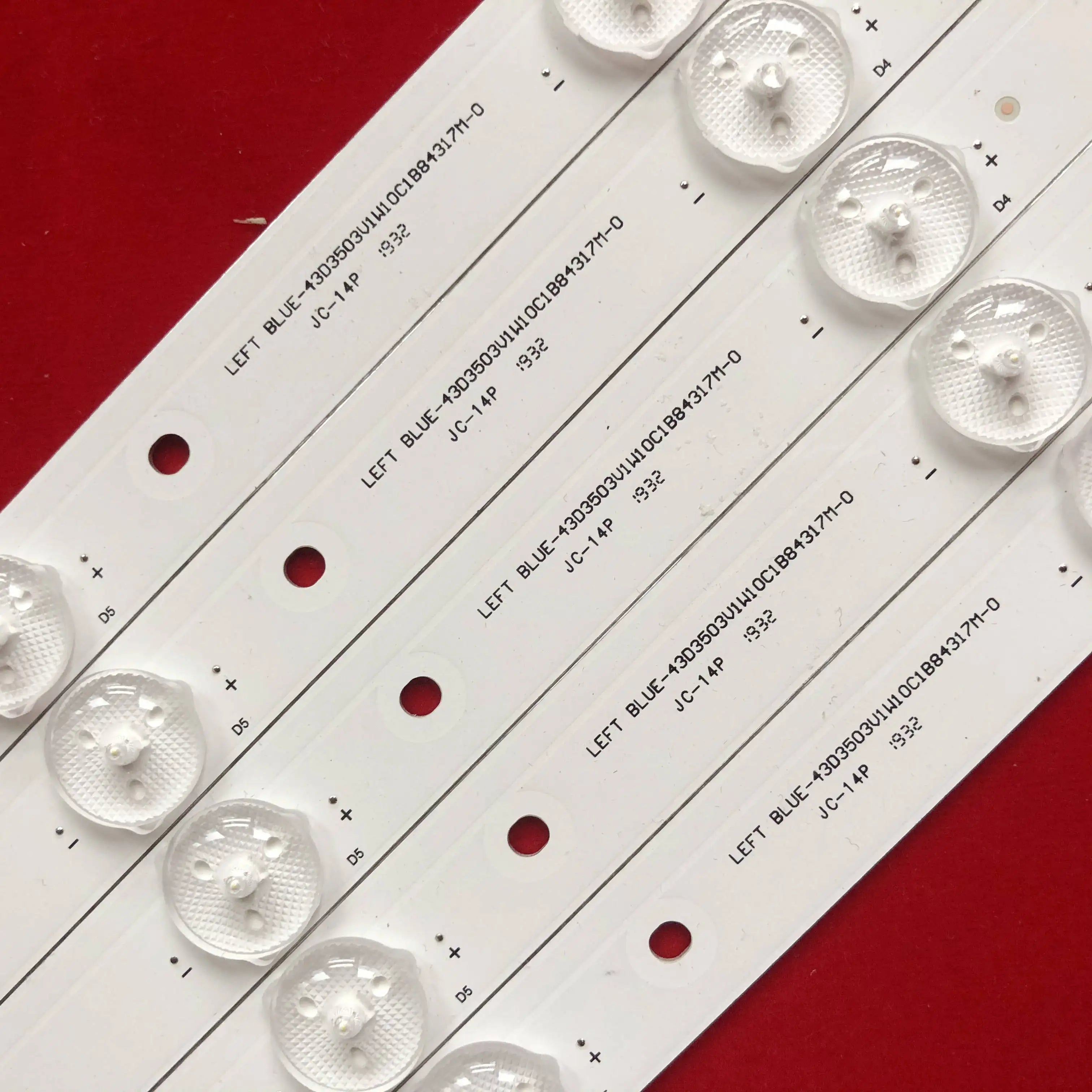 NEW LED Backlight strip 10 Lamp for 43pfg5000 43PFG5100 A/c Le43d1452 Le43s5760 Le43d1442 le43s5970 LE43S5977 B43015 GJ-2K15-43