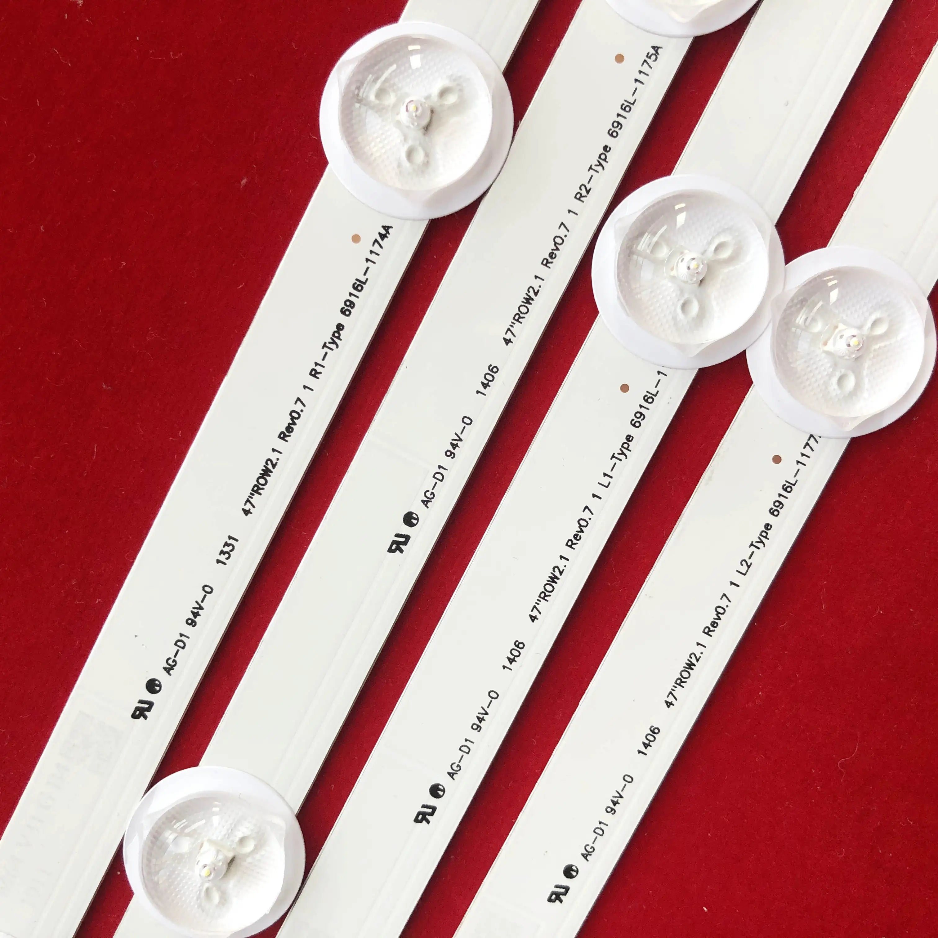 LED Backlight Strip for 47LM8600 -UC ZA 47LN5708-ZA 47LN570R-ZA 47LA615V-ZE 47LA613V-ZB LC470DUE 6637L-0024A AGF78400801