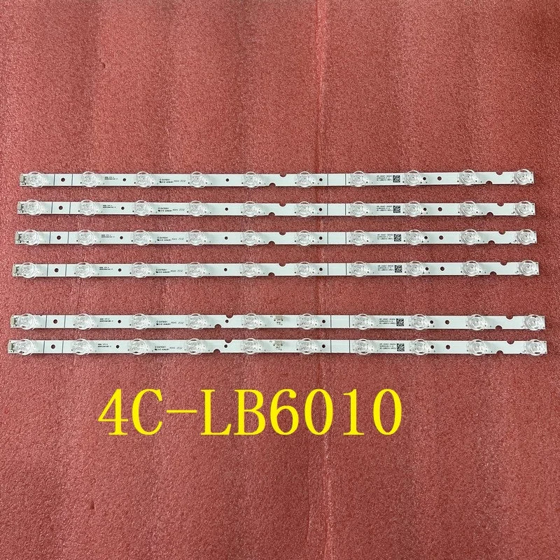 6pcs/set LED Backlight Strip For TCL 60EP662 60F60 60D6 60U5950C 60EP660 4C-LB6010-YH01J YH02J HR01J HR02J 60HR330M10A0 V1
