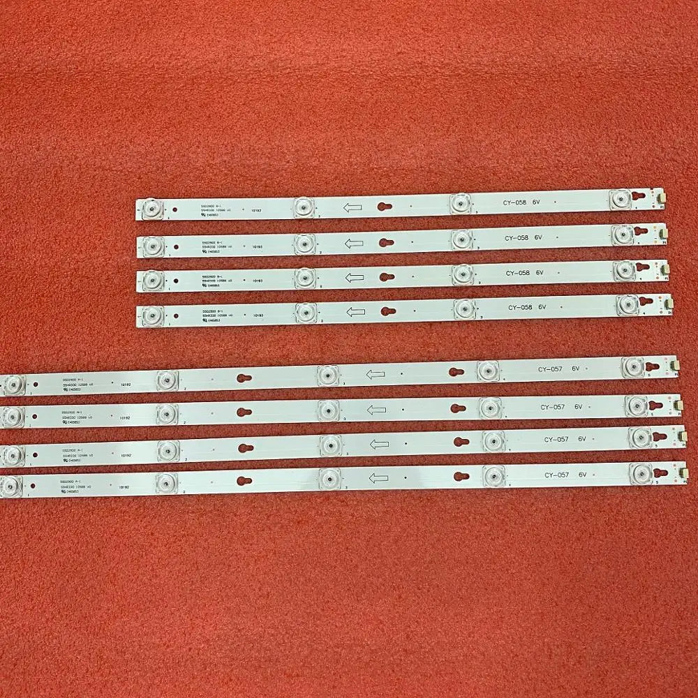 LED Strip for Thomson U55C7006X1 TCL 55P2US 55S62I 55S401 55S403 4C-LB5504-HR 55UC6306 LED55D2900 U55P6006 GIC55LB125 GIC55LB124