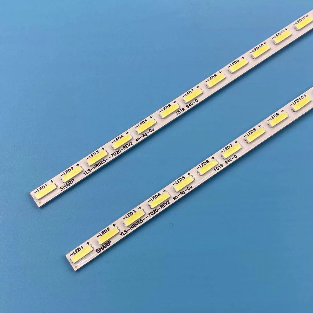 LED strip for 75.P3F12G001 YLS_HRN55_7020_REV2 KD-55X8508C KD-55X8500C SYV5541 YLS_HAN55_7020