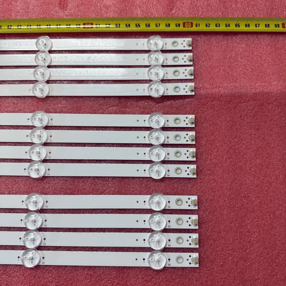 12pcs/set LED Strip for 55LM620S-ZE RCA RNSMU6536 RNSMU6540 RTU6550 HRS_SQY65D3 AE0110516 AE0110486 55LM620S AE0110489 AE0110618