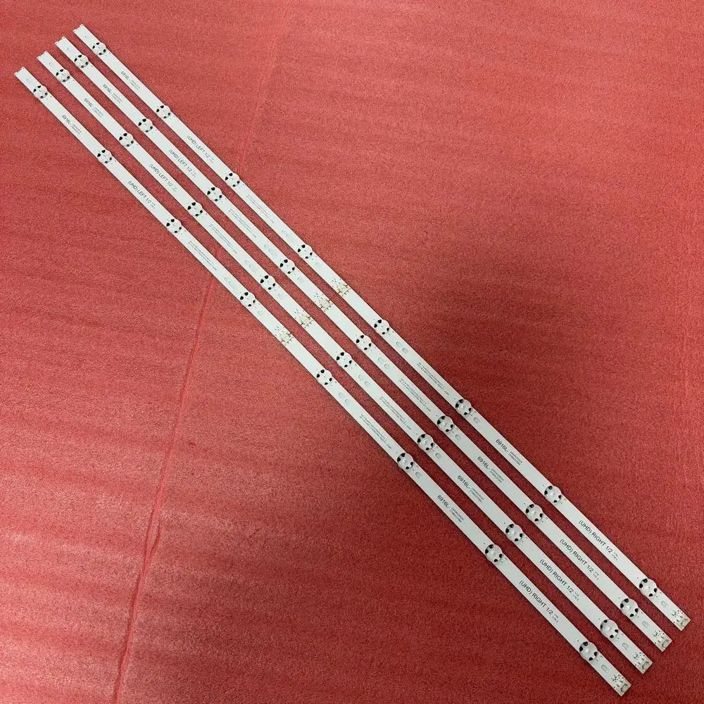 8 PCS/set LED Strip for 6916L-2706A 2705A 2708A 6916L-2710A 2712A 2709A TV Screen LC490DGE(FJ)(M2) LC490DUE(FJ)(A1)