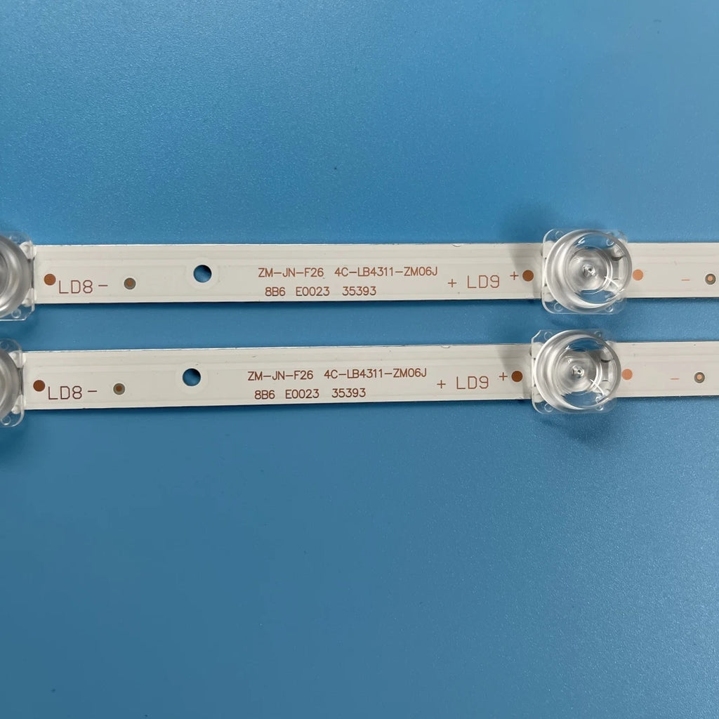 LED backlight strip 11 lamp for43" TV GIC43LB32_3030F2.1D_V0.9 4C-LB4311-ZM06J ZM08J HR01J 43UD6426 43A260 43V2