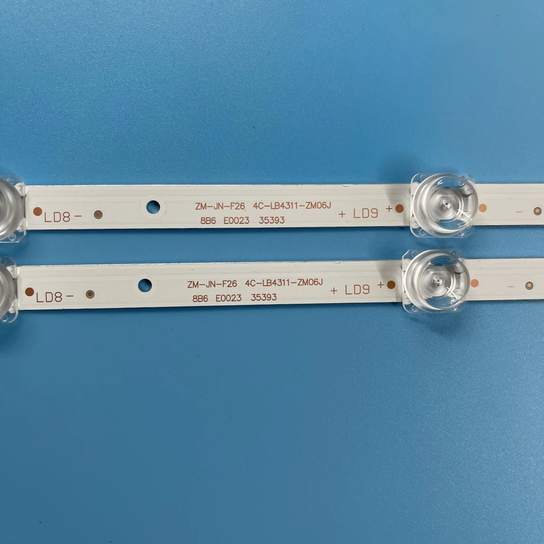 LED backlight strip 11 lamp for43" TV GIC43LB32_3030F2.1D_V0.9 4C-LB4311-ZM06J ZM08J HR01J 43UD6426 43A260 43V2