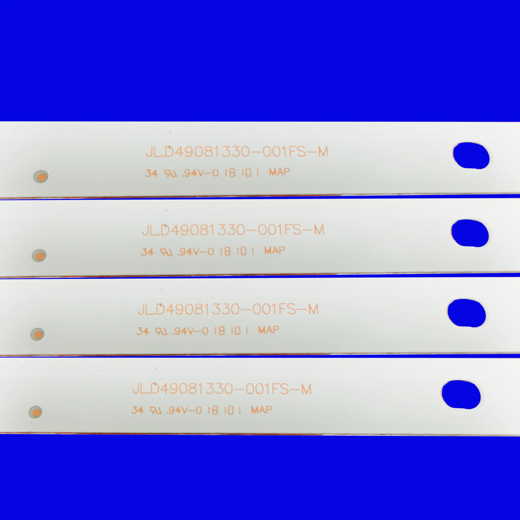 New 4pcs LED RF AZ490E30 0801S 10 A5 A4 Shine On M08 SL49030 0801 0801N JL D49081330 001ES M 001BS 001FS 49S367BF TH 49GX650K